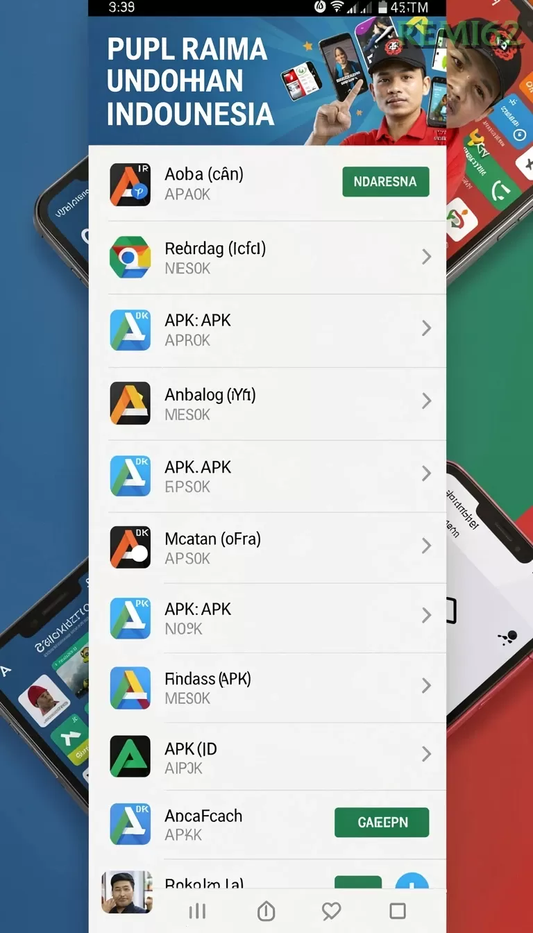 Cuplikan layar RK55 — aktivitas